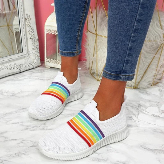 ALESSANDRA™ ZAPATILLAS ARCOIRIS CON SOPORTE Y ULTRA CÓMODAS